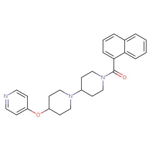 1'-(naphthalene-1-carbonyl)-4-(pyridin-4-yloxy)-1,4'-bipiperidine