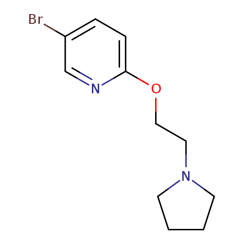 5-Bromo-2-(2-pyrrolidinoethoxy)pyridine
