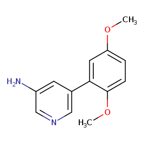 5-(2,5-dimethoxyphenyl)pyridin-3-amine