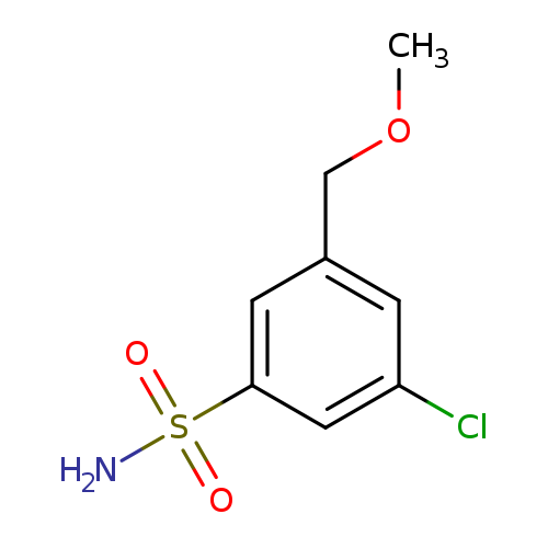 3-chloro-5-(methoxymethyl)benzene-1-sulfonamide