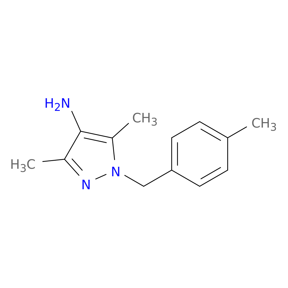 3,5-Dimethyl-1-(4-methylbenzyl)-1H-pyrazol-4-amine