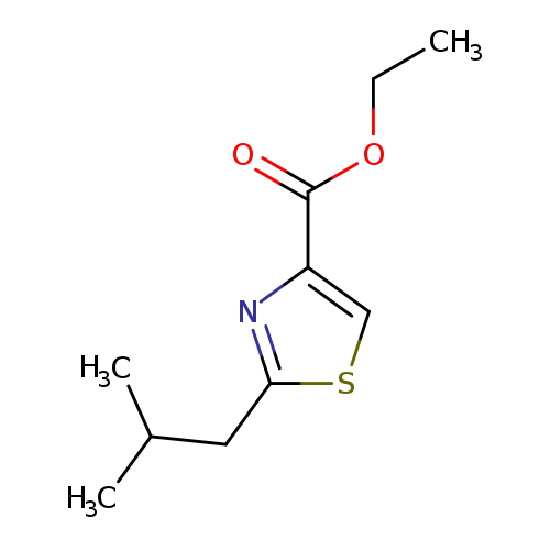 4-Thiazolecarboxylic acid, 2-(2-methylpropyl)-, ethyl ester