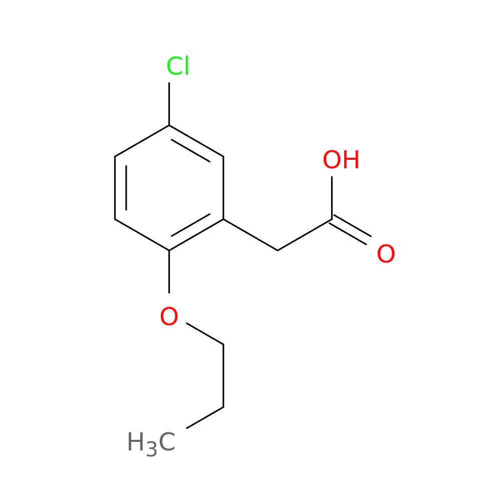 2-(5-chloro-2-propoxyphenyl)acetic acid