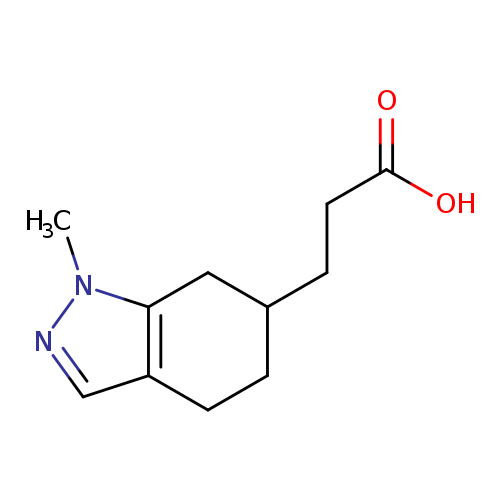 3-(1-methyl-4,5,6,7-tetrahydro-1H-indazol-6-yl)propanoic acid