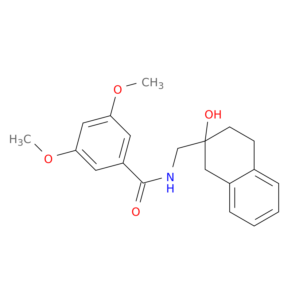 N-[(2-hydroxy-1,2,3,4-tetrahydronaphthalen-2-yl)methyl]-3,5-dimethoxybenzamide