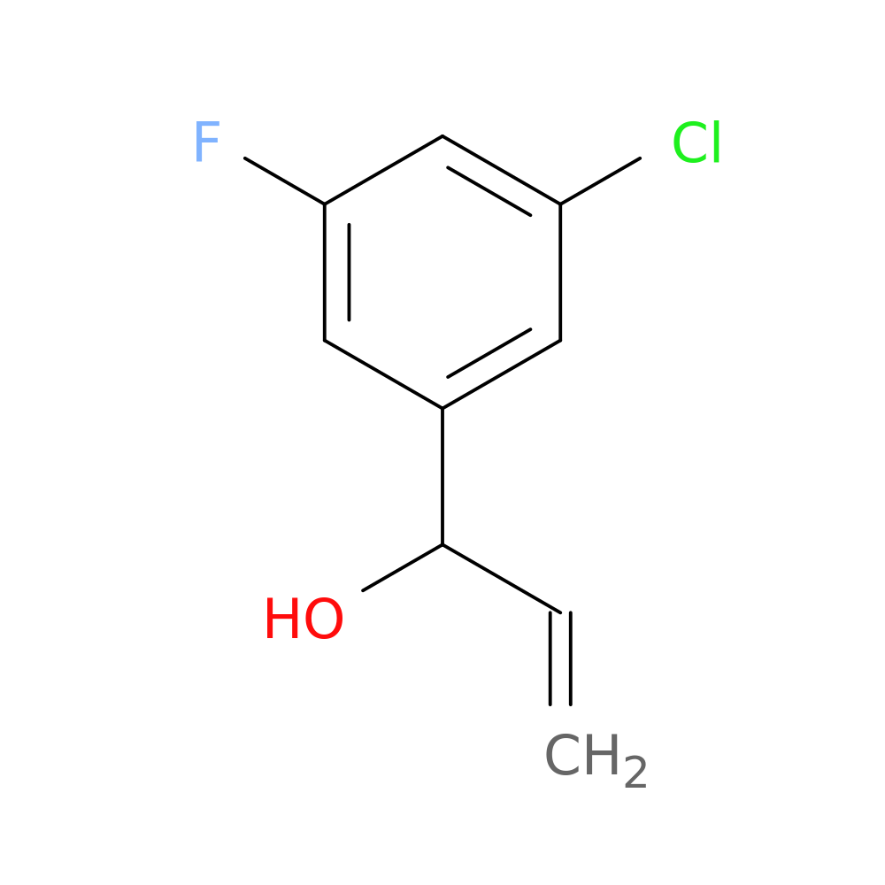 1-(3-chloro-5-fluorophenyl)prop-2-en-1-ol