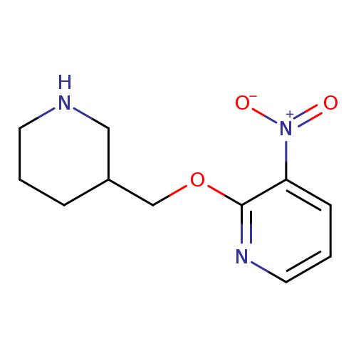 3-Nitro-2-(piperidin-3-ylmethoxy)-pyridine
