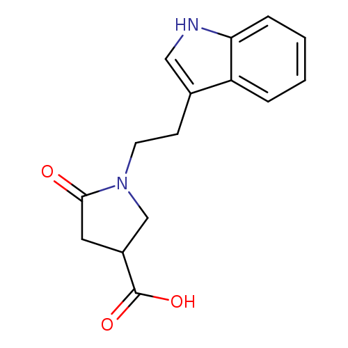 1-[2-(1H-indol-3-yl)ethyl]-5-oxopyrrolidine-3-carboxylic acid