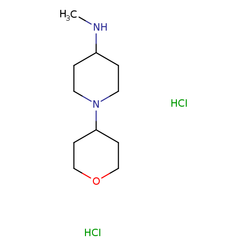 N-methyl-1-(oxan-4-yl)piperidin-4-amine dihydrochloride