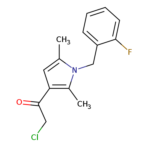 2-chloro-1-{1-[(2-fluorophenyl)methyl]-2,5-dimethyl-1H-pyrrol-3-yl}ethan-1-one