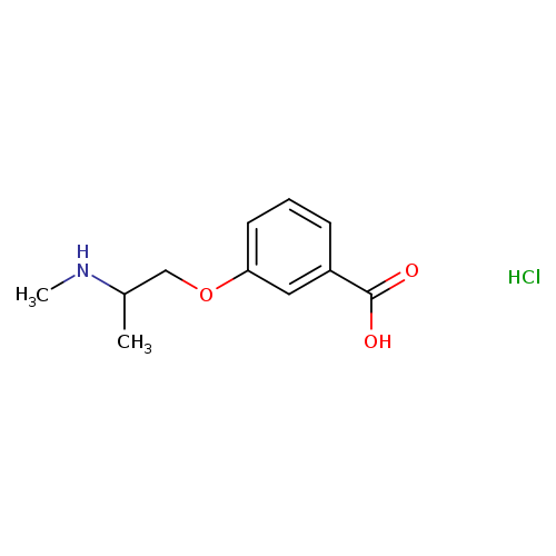 3-[2-(methylamino)propoxy]benzoicacidhydrochloride