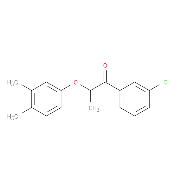 1-(3-chlorophenyl)-2-(3,4-dimethylphenoxy)-1-propanone