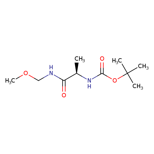 Carbamic acid, N-[(1R)-2-(methoxymethylamino)-1-methyl-2-oxoethyl]-, 1,1-dimethylethyl ester