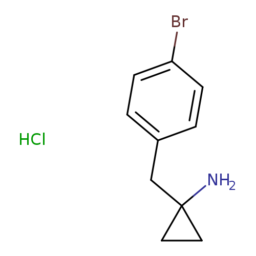 1-[(4-Bromophenyl)methyl]cyclopropan-1-amine hydrochloride