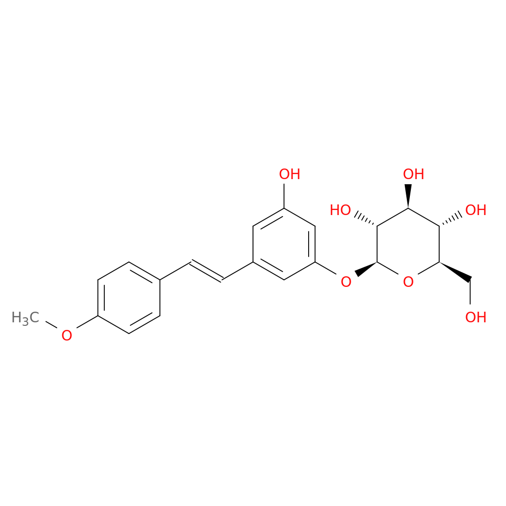 3,5-DIHYDROXY-4'-METHOXYSTILBENE 3-O-BETA-D-GLUCOSIDE