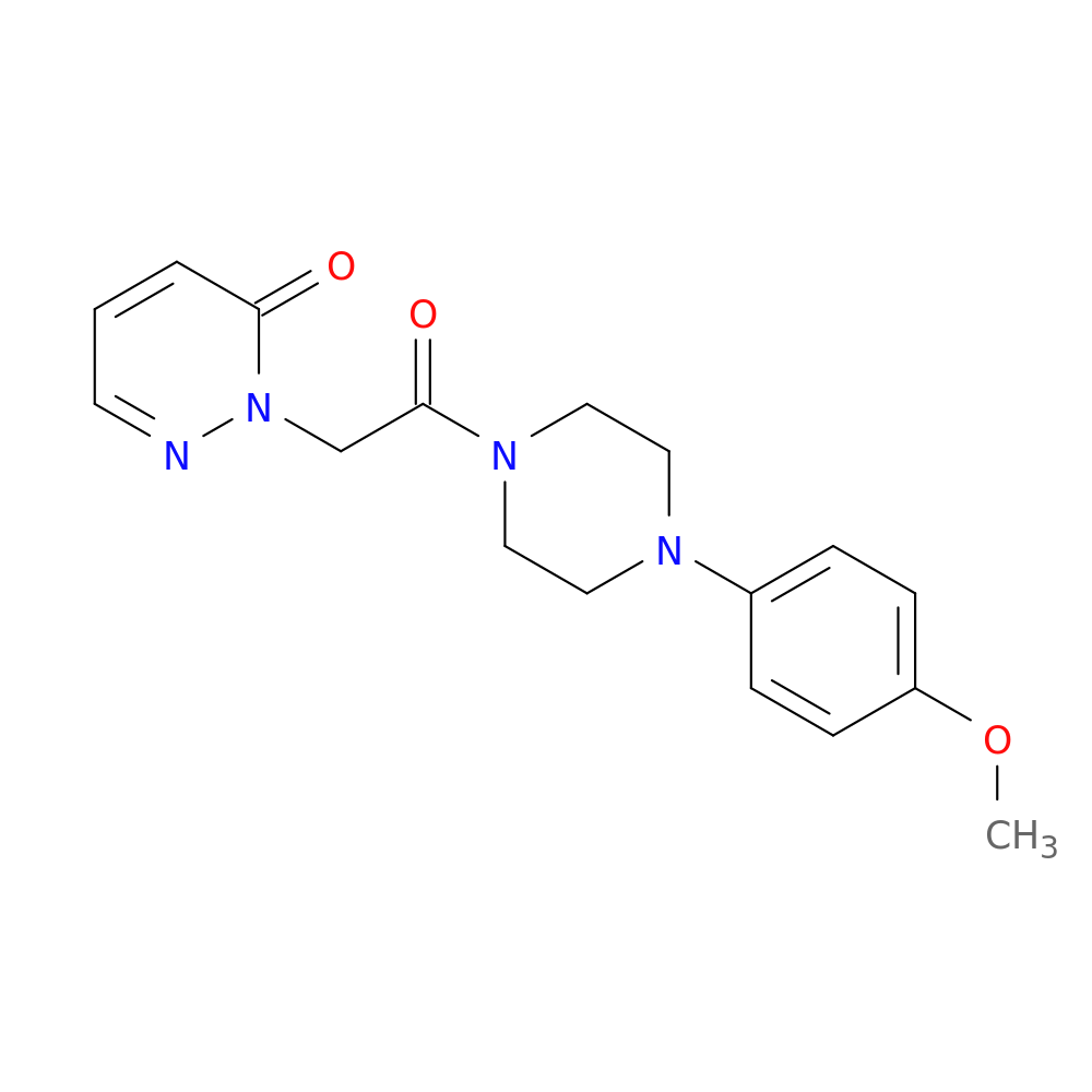 2-{2-[4-(4-methoxyphenyl)piperazin-1-yl]-2-oxoethyl}-2,3-dihydropyridazin-3-one