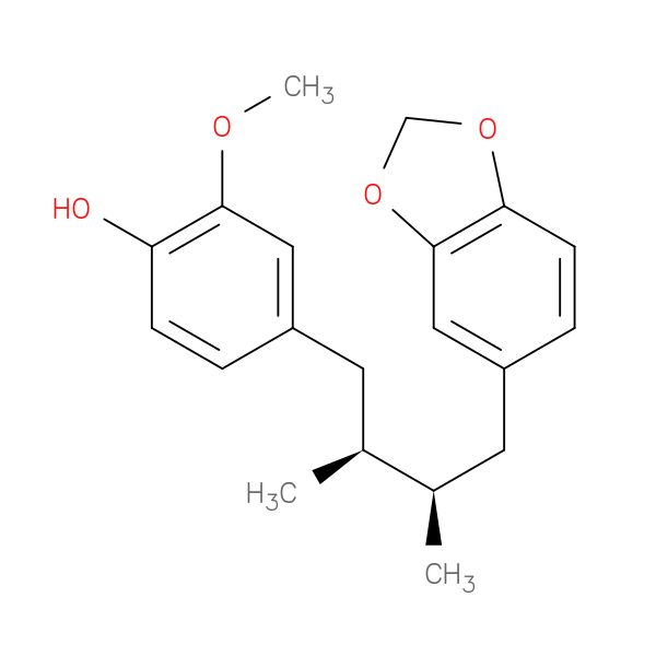 4-((2S,3R)-4-(Benzo[d][1,3]dioxol-5-yl)-2,3-dimethylbutyl)-2-methoxyphenol