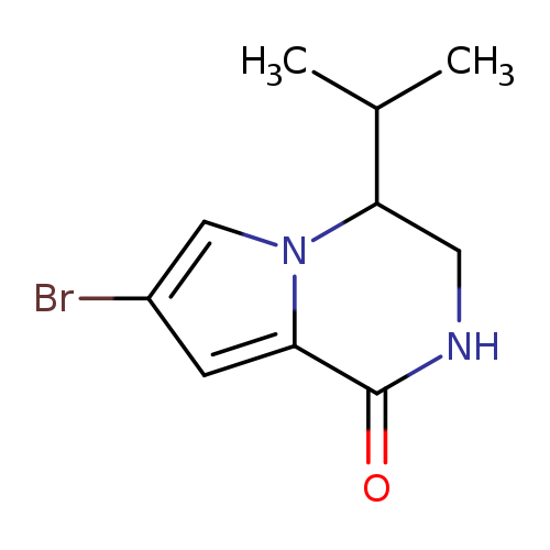 7-bromo-4-(propan-2-yl)-1H,2H,3H,4H-pyrrolo[1,2-a]pyrazin-1-one