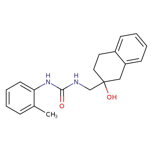 1-[(2-hydroxy-1,2,3,4-tetrahydronaphthalen-2-yl)methyl]-3-(2-methylphenyl)urea