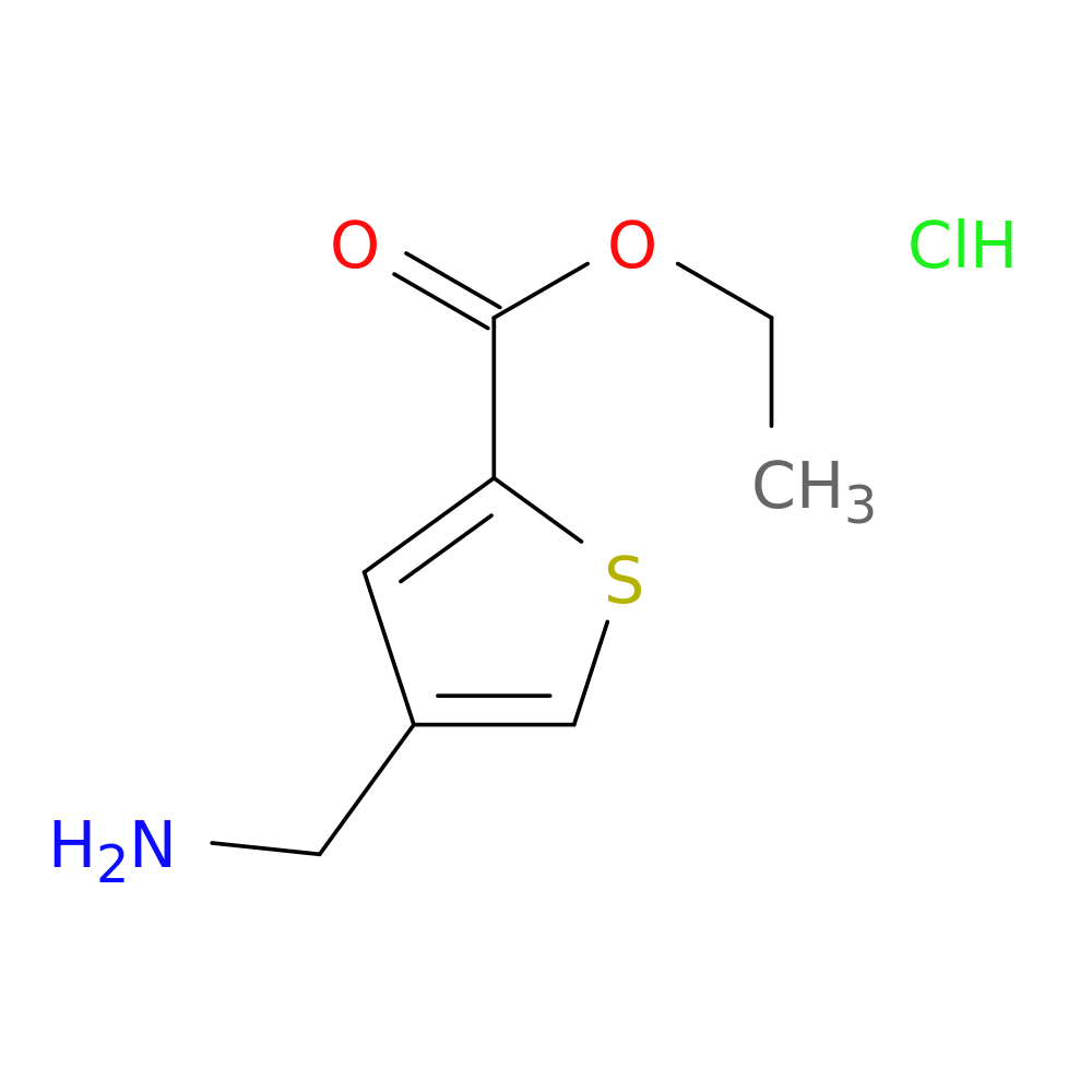 ethyl 4-(aminomethyl)thiophene-2-carboxylate hydrochloride
