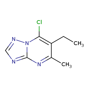 7-chloro-6-ethyl-5-methyl-[1,2,4]triazolo[1,5-a]pyrimidine