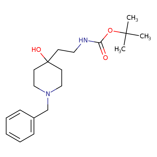 tert-butyl N-[2-(1-benzyl-4-hydroxypiperidin-4-yl)ethyl]carbamate