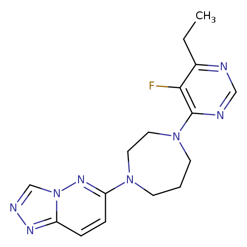 1-(6-ethyl-5-fluoropyrimidin-4-yl)-4-{[1,2,4]triazolo[4,3-b]pyridazin-6-yl}-1,4-diazepane