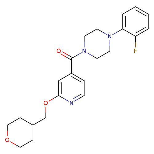 1-(2-fluorophenyl)-4-{2-[(oxan-4-yl)methoxy]pyridine-4-carbonyl}piperazine