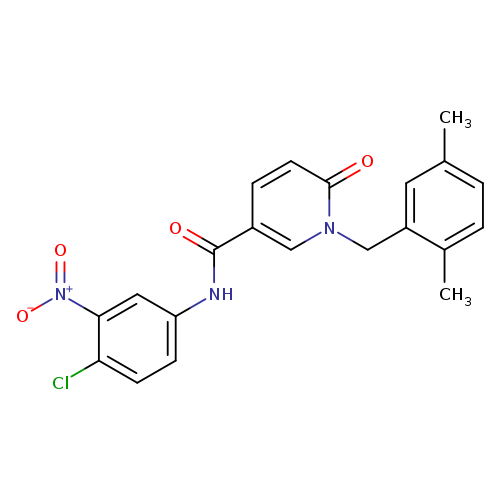 N-(4-chloro-3-nitrophenyl)-1-[(2,5-dimethylphenyl)methyl]-6-oxo-1,6-dihydropyridine-3-carboxamide