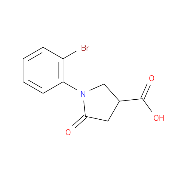 1-(2-Bromophenyl)-5-oxopyrrolidine-3-carboxylic acid