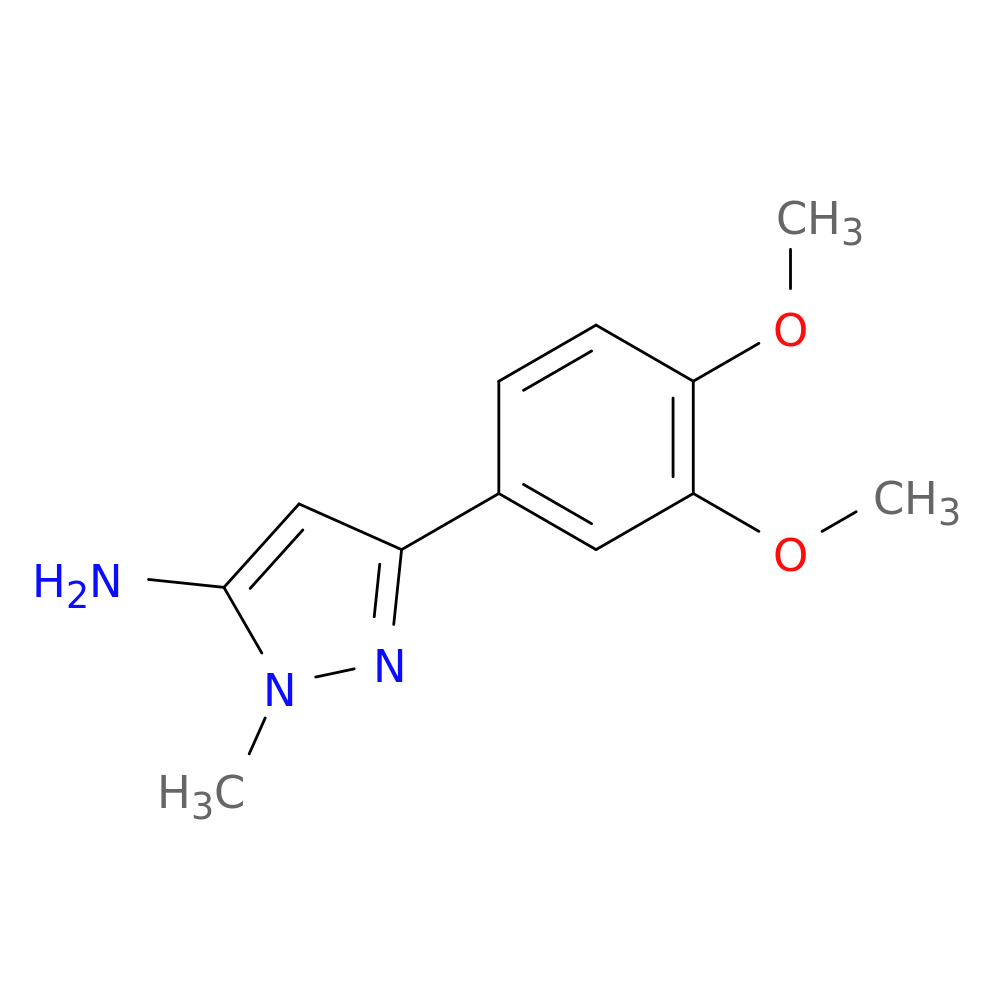3-Amino-5-(3,4-dimethoxyphenyl)-2-methylpyrazole