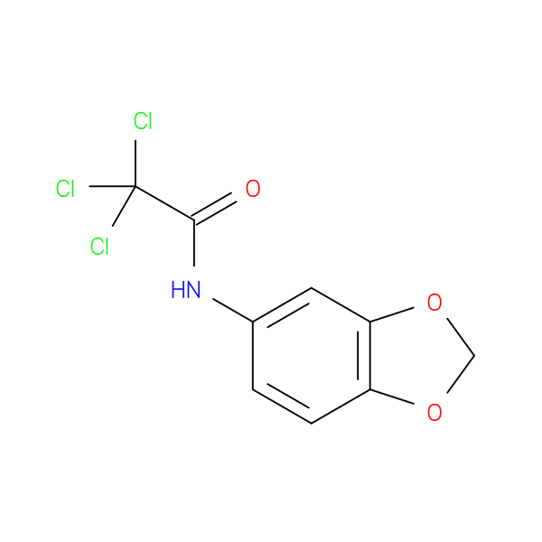 N-(1,3-dioxaindan-5-yl)-2,2,2-trichloroacetamide