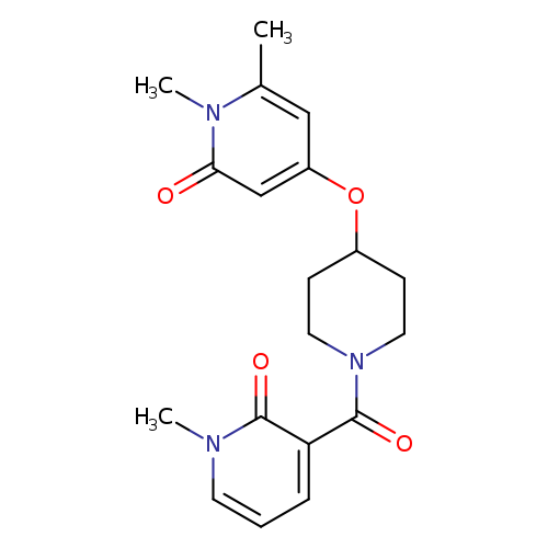 1,6-dimethyl-4-{[1-(1-methyl-2-oxo-1,2-dihydropyridine-3-carbonyl)piperidin-4-yl]oxy}-1,2-dihydropyridin-2-one