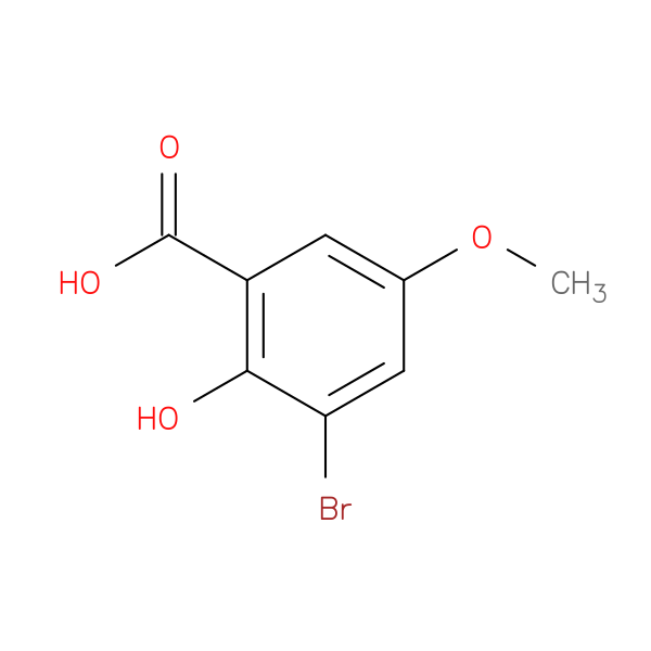 3-Bromo-2-hydroxy-5-methoxybenzoic acid