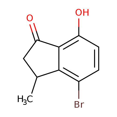 4-bromo-7-hydroxy-3-methyl-2,3-dihydro-1H-inden-1-one