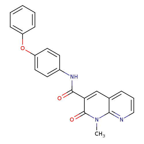 1-methyl-2-oxo-N-(4-phenoxyphenyl)-1,2-dihydro-1,8-naphthyridine-3-carboxamide