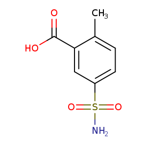 Benzoic acid, 5-(aminosulfonyl)-2-methyl-