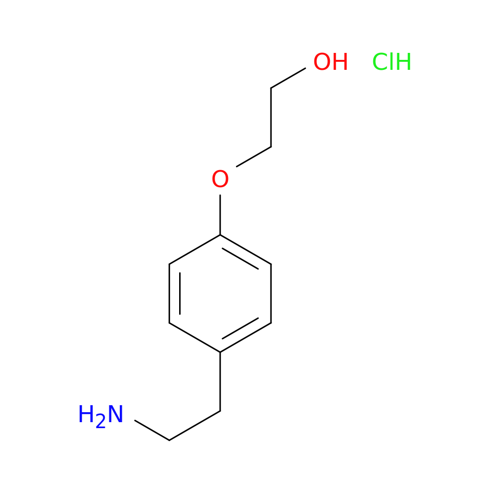 2-[4-(2-aminoethyl)phenoxy]ethan-1-ol hydrochloride
