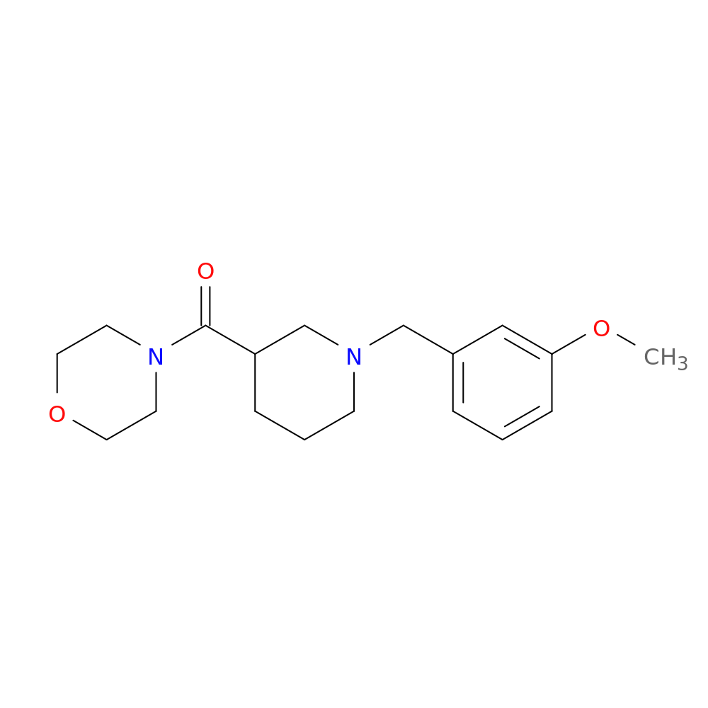 4-{1-[(3-methoxyphenyl)methyl]piperidine-3-carbonyl}morpholine