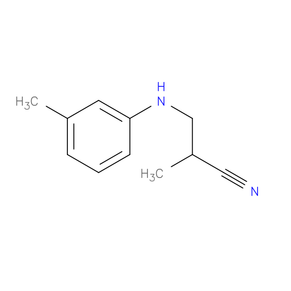 2-methyl-3-[(3-methylphenyl)amino]propanenitrile