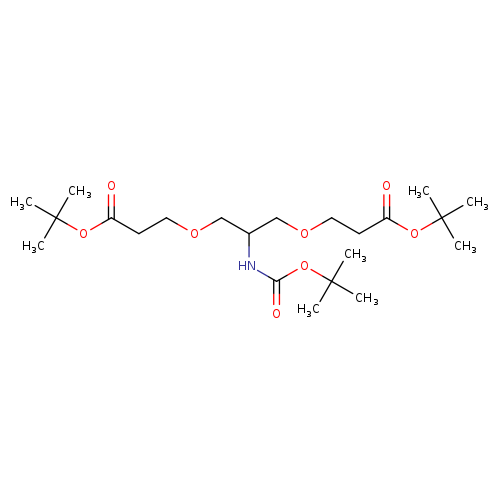 2-(T-Butoxycarbonylamido)-1,3-bis (t-butoxycarbonylethoxy)propane