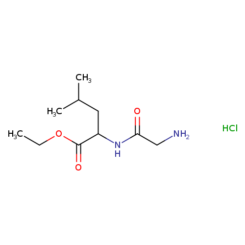 ethyl 2-(2-aminoacetamido)-4-methylpentanoate hydrochloride