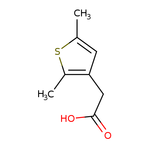 2-(2,5-dimethylthiophen-3-yl)acetic acid
