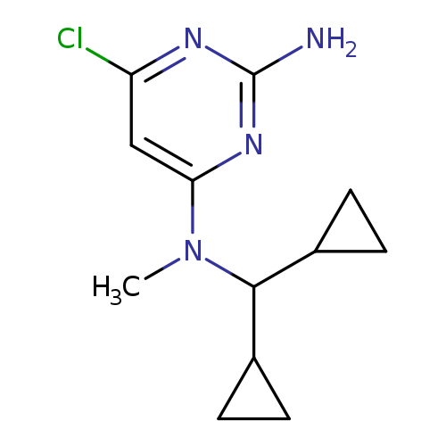 6-chloro-4-N-(dicyclopropylmethyl)-4-N-methylpyrimidine-2,4-diamine
