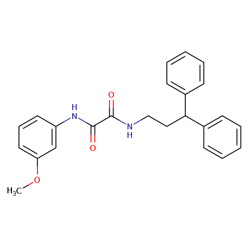 N'-(3,3-diphenylpropyl)-N-(3-methoxyphenyl)ethanediamide