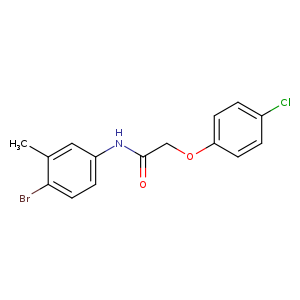 N-(4-bromo-3-methylphenyl)-2-(4-chlorophenoxy)acetamide