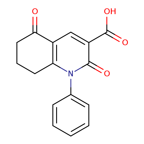 2,5-Dioxo-1-phenyl-1,2,5,6,7,8-hexahydroquinoline-3-carboxylic acid