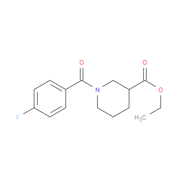 Ethyl 1-(4-fluorobenzoyl)piperidine-3-carboxylate