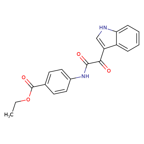 ethyl 4-[2-(1H-indol-3-yl)-2-oxoacetamido]benzoate