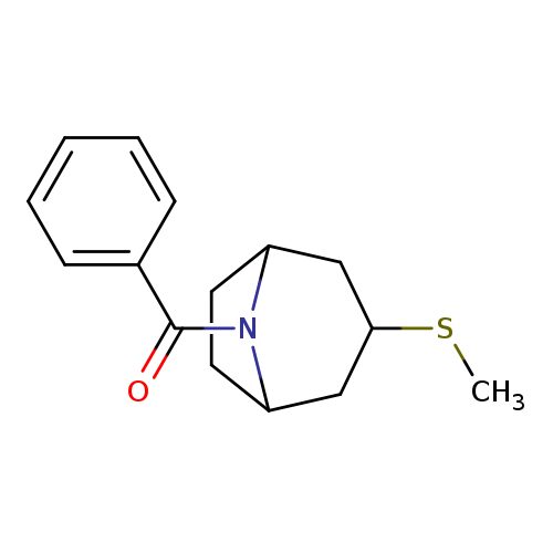 8-benzoyl-3-(methylsulfanyl)-8-azabicyclo[3.2.1]octane